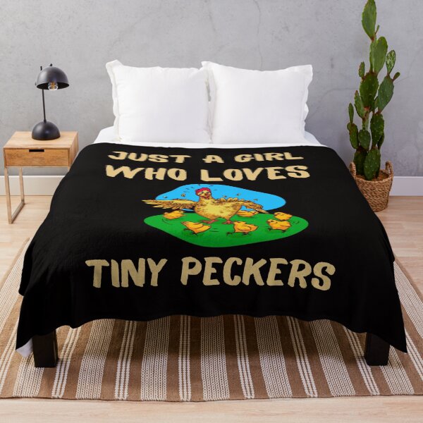 Item preview, Just a Girl Who Loves Tiny Peckers T-Shirt, Chicken Shirt for Women T-Shirt, designed and sold by Unique styl  DeSigNe.
