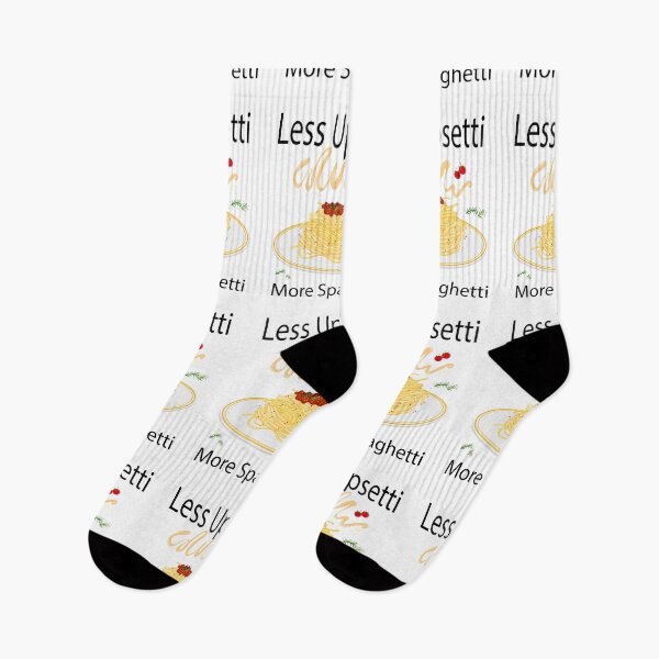 Item preview, Less Upsetti More Spaghetti || Funny Motivation For Pasta Lovers designed and sold by BlackTulips.