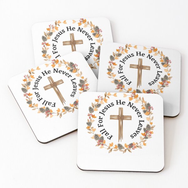 Item preview,  Fall For Jesus He Never Leaves designed and sold by RheaRealm.