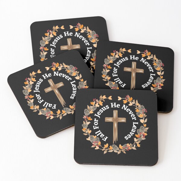 Item preview,  Fall For Jesus He Never Leaves designed and sold by RheaRealm.