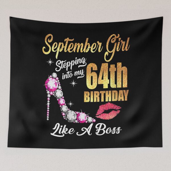 Item preview, Womens Stepping Into My 64th Birthday Like A Boss For 64 Years Old V-Neck  designed and sold by CuthbertShop.