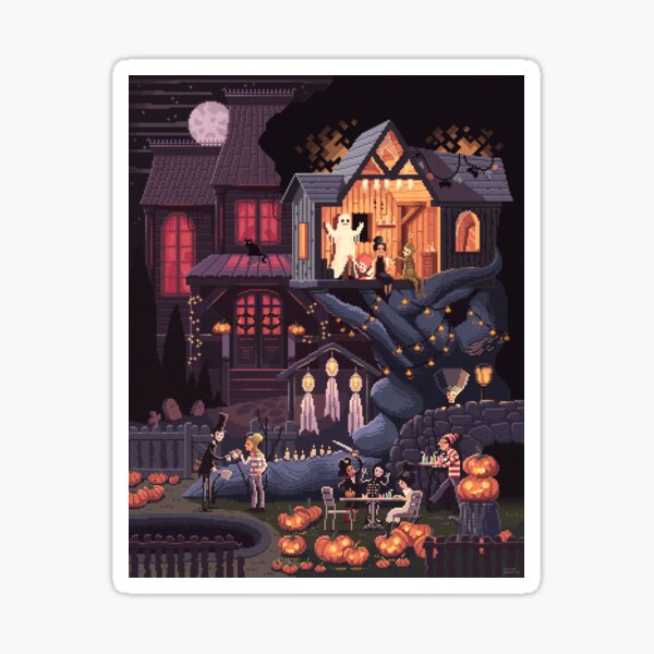 Scene #35: 'Pumpkins' Sticker