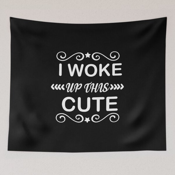 Item preview, I woke up this cute designed and sold by pnkpopcorn.