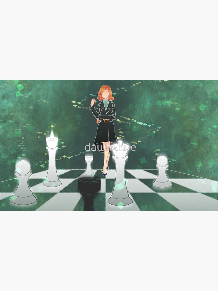 Imán for Sale con la obra «El Gambito de la Reina» de dawnshue