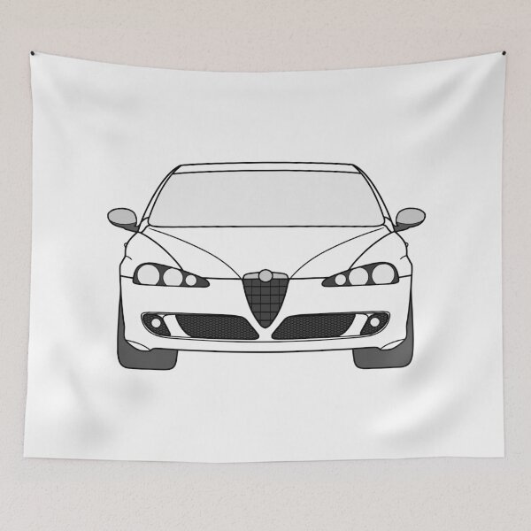 Item preview, Alfa Romeo 147 Facelift Best T-shirt design colored designed and sold by EdimDesign.