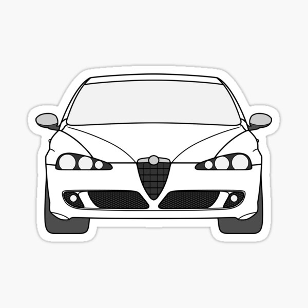 Alfa Romeo Bande Capot Mito 147 - - Kit Complet - voiture Sticker  Autocollant Graphic Decals