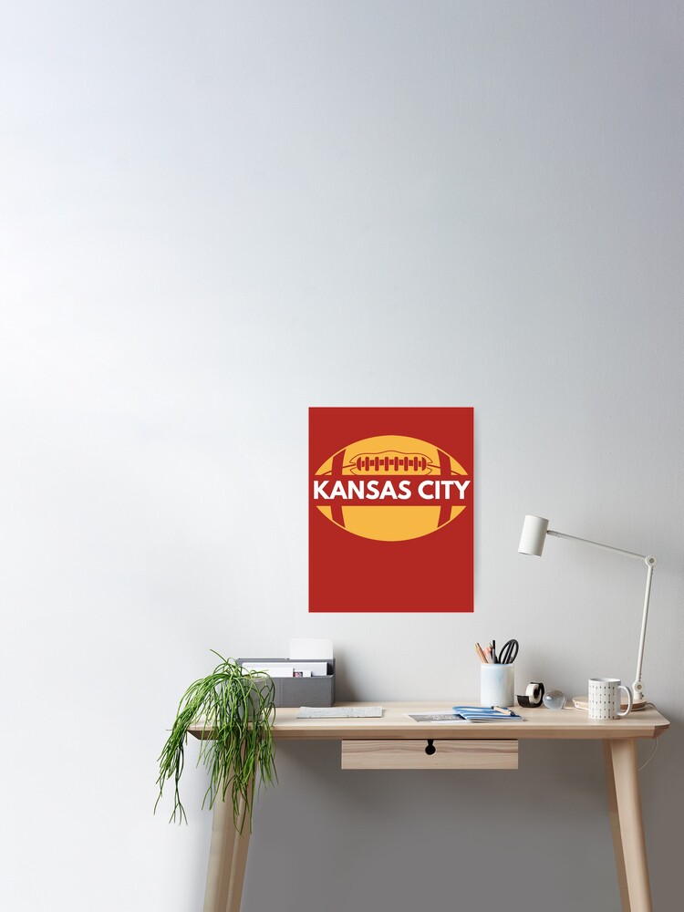 Kansas City Football KC Missouri Fan Gear' Poster for Sale by  UberGuber-Tees