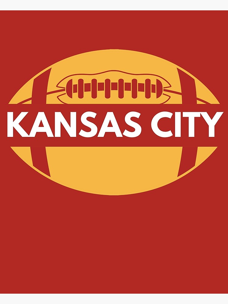 Kansas City Football KC Missouri Fan Gear Poster for Sale by  UberGuber-Tees