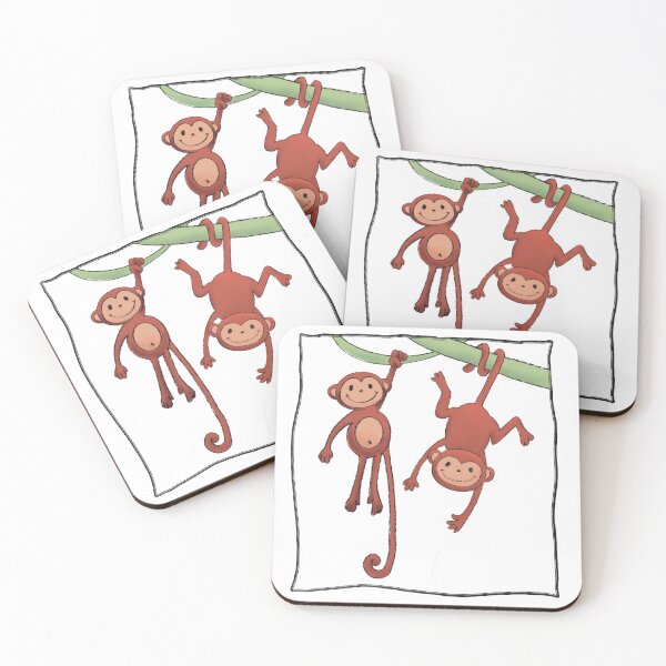 Item preview, Two little monkeys  designed and sold by HolguinArt.