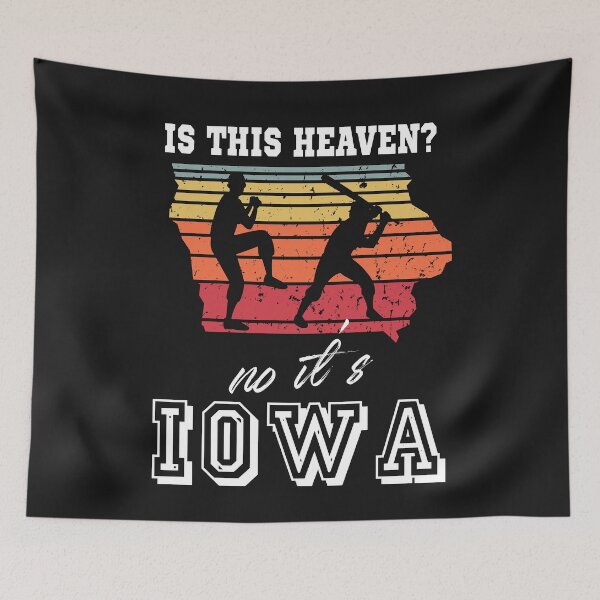 Item preview, Is This Heaven No It’s Iowa Baseball retro vintage designed and sold by Mo-Am.