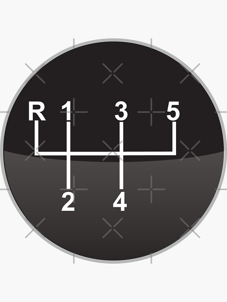 "5 Speed Manual Transmission" Sticker for Sale by Jayiscool71 Redbubble