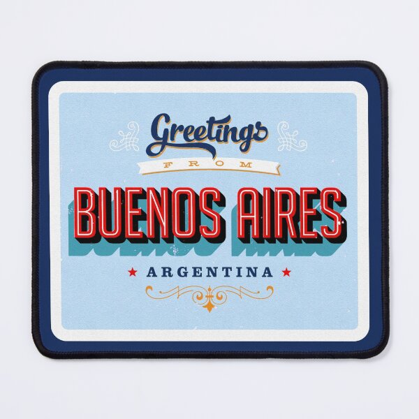 Item preview, Vintage Welcome to Buenos Aires Argentina Travel Postcard designed and sold by infinitetango.