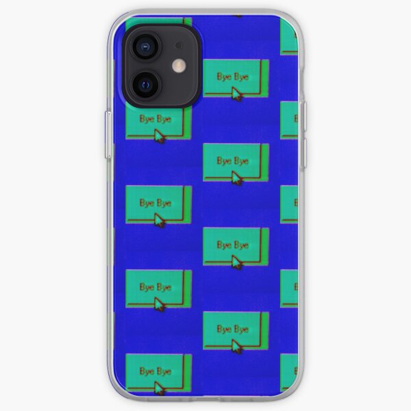 Bye Bye Windows 95 Vaporwave Chillwave Synthwave Vintage Computer Glitch Art iPhone Soft Case