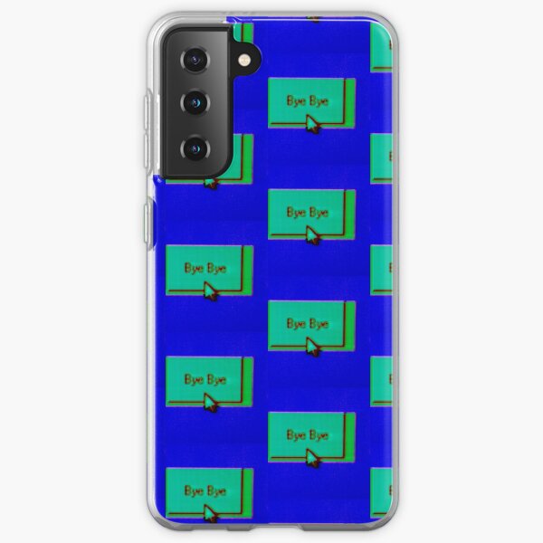 Bye Bye Windows 95 Vaporwave Chillwave Synthwave Vintage Computer Glitch Art Samsung Galaxy Soft Case