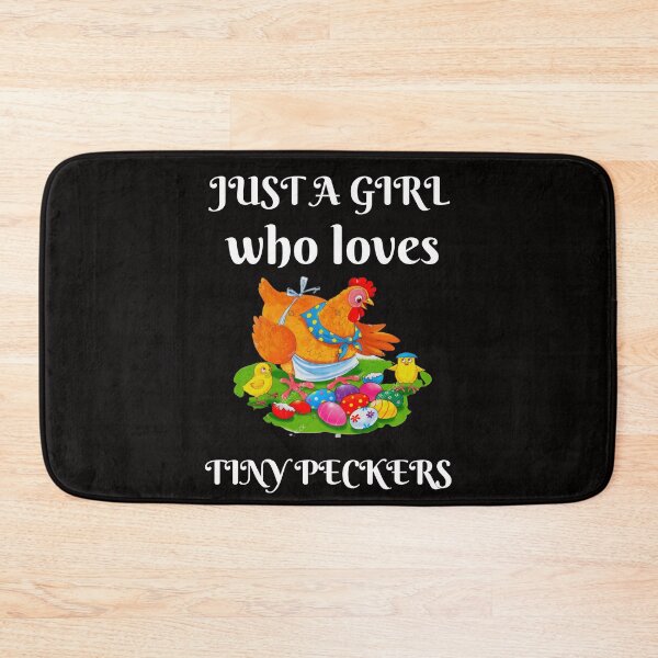 Item preview, Just a Girl Who Loves Tiny Peckers T-Shirt, Chicken Shirt for Women T-Shirt, designed and sold by Unique styl  DeSigNe.