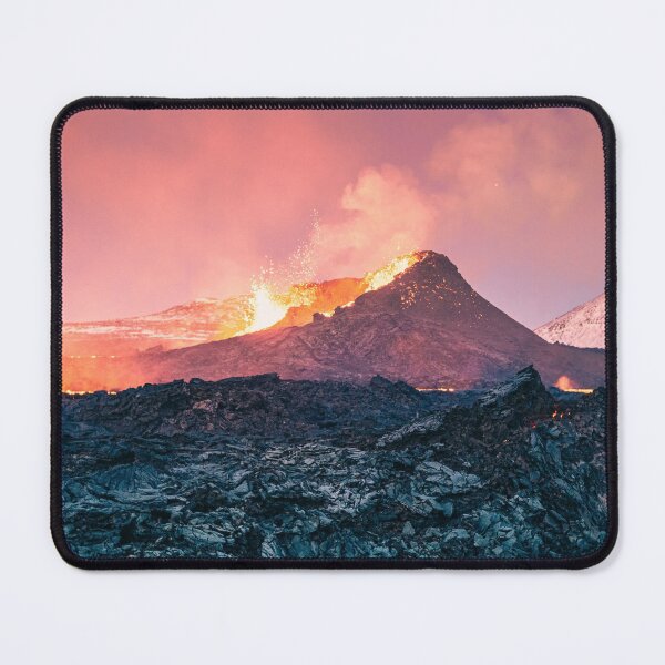 Item preview, Fagradalsfjall active erupting volcano  designed and sold by roman-visuals.