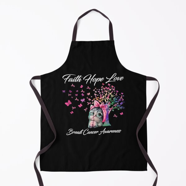 Item preview, Cat Pink Ribbon Faith Hope Love Breast Cancer Awareness Tank Top designed and sold by GarrickShop.