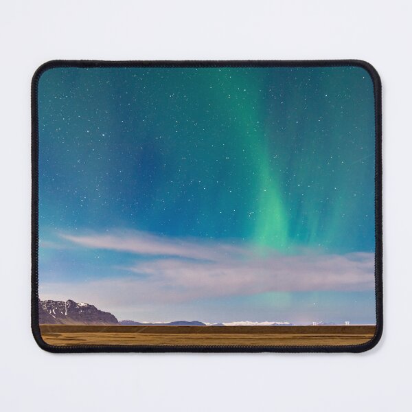 Item preview, Northern Lights over mountains designed and sold by roman-visuals.