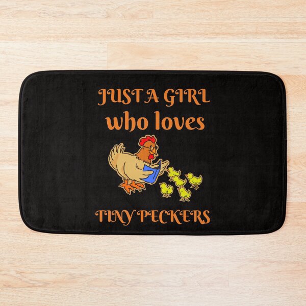 Item preview, Just a Girl Who Loves Tiny Peckers T-Shirt, Chicken Shirt for Women T-Shirt, designed and sold by Unique styl  DeSigNe.