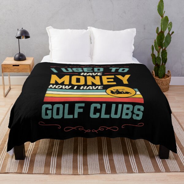 Item preview, I Used To Have Money Now I Have Golf Clubs Funny Retro designed and sold by GiselleShop.