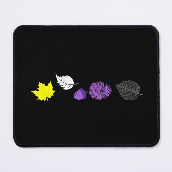 Item preview, Fall Autumn Thanksgiving Leaves Non Binary. Nonbinary Pride designed and sold by Subtle Pride Shop.