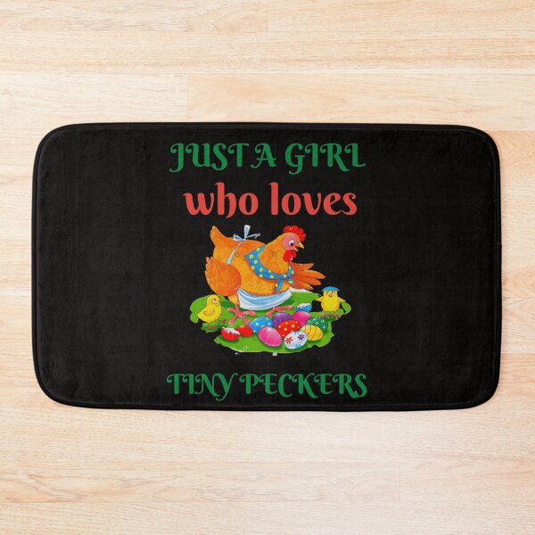 Item preview, Just a Girl Who Loves Tiny Peckers T-Shirt, Chicken Shirt for Women T-Shirt, designed and sold by Unique styl  DeSigNe.