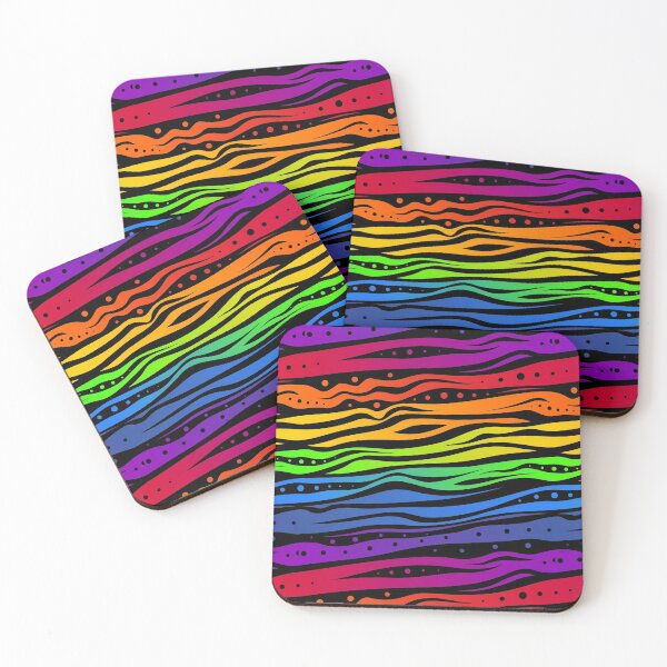 Item preview, Repeating Spotted Rainbow Pattern designed and sold by kernowerno.