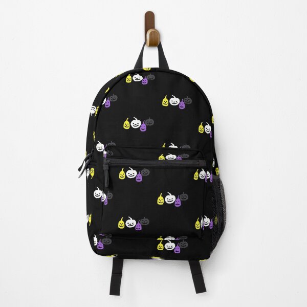 Item preview, Jack-o-lanterns Enby. Nonbinary Pride designed and sold by Subtle Pride Shop.