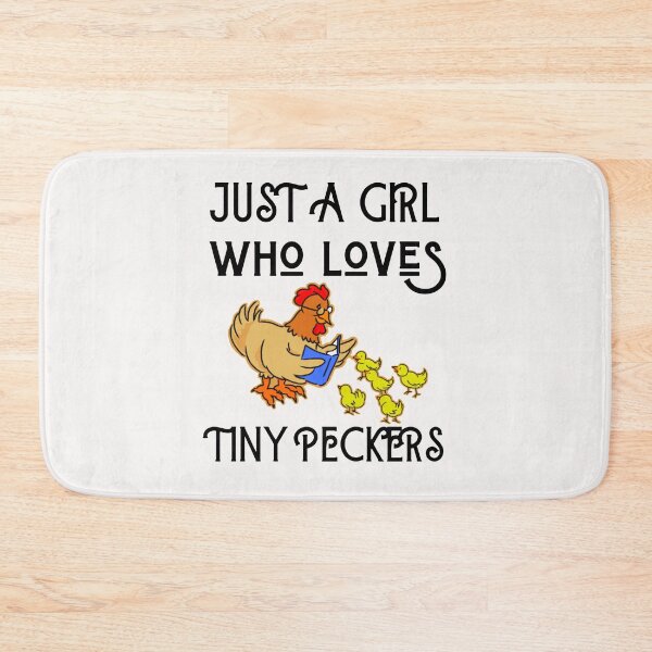 Item preview, Just a Girl Who Loves Tiny Peckers T-Shirt, Chicken Shirt for Women T-Shirt, designed and sold by Unique styl  DeSigNe.
