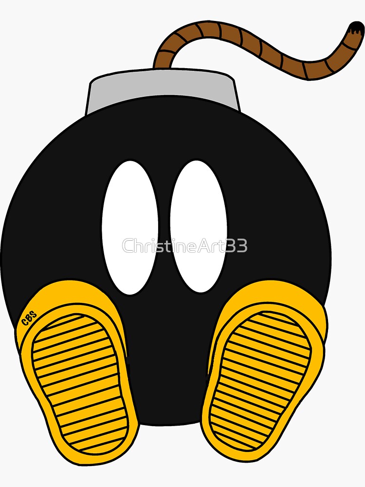 Bob Omb Sticker For Sale By Christineart33 Redbubble 7055