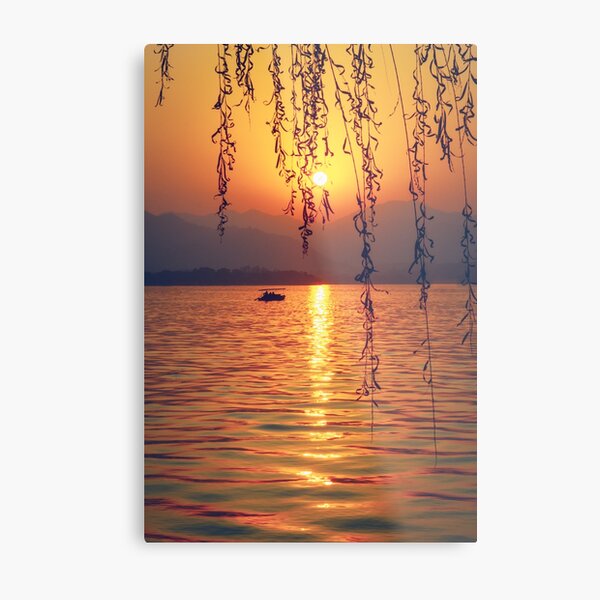 Aperçu de l'œuvre Coucher de soleil à Hangzhou créée et vendue par sinseeho.