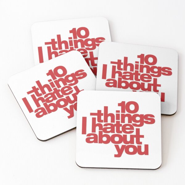 Item preview,  10 things I hate about you designed and sold by Crazy  Milkshake.