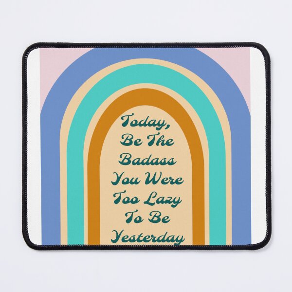 Item preview, Retro Rainbow Badass designed and sold by Old Urban Farmhouse Design Studio.