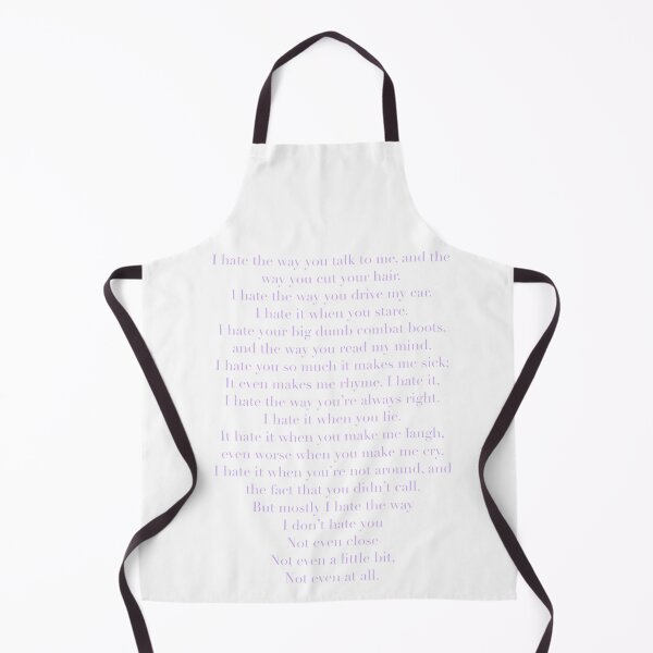 Item preview, 10 things I hate about you list designed and sold by Crazy Milkshake.