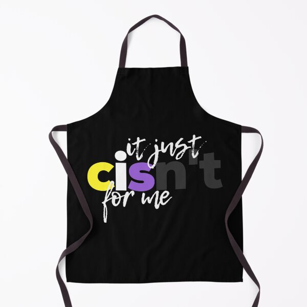 Item preview, It Just Cisnt For Me. Nonbinary Pride designed and sold by Subtle Pride Shop.