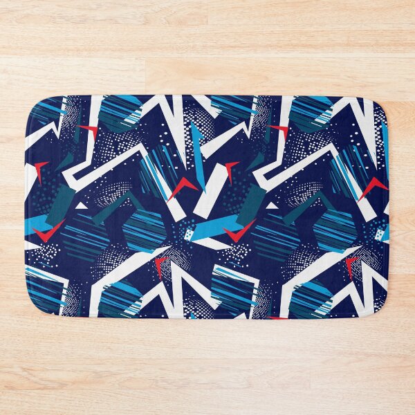 Item preview, White and blue Abstract design designed and sold by AbstractEra.