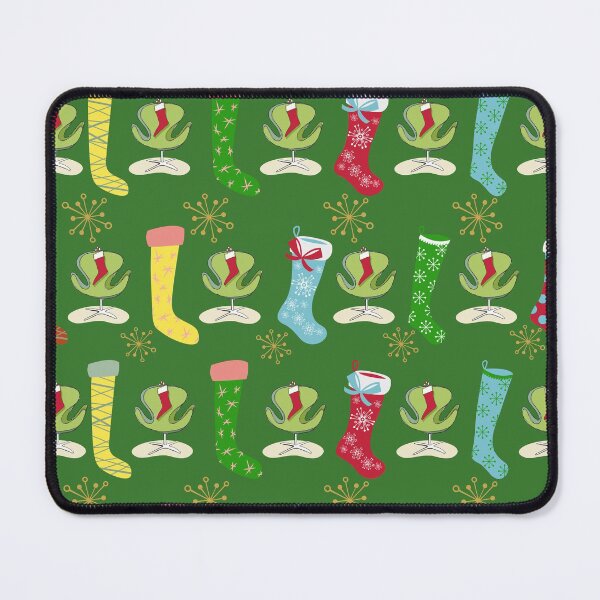 Item preview, Mid-Century Modern Chistmas Stockings designed and sold by Old Urban Farmhouse Design Studio.