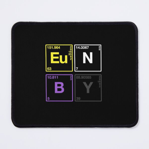 Item preview, ENBY Periodic Table. Non Binary Pride designed and sold by Subtle Pride Shop.