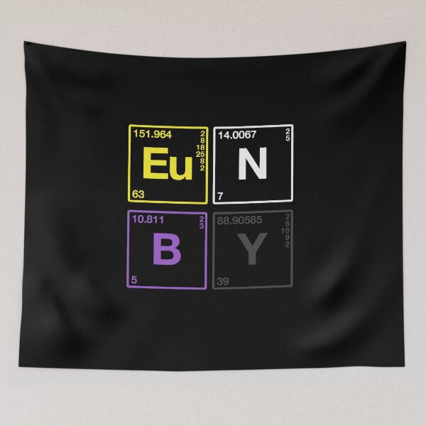 Item preview, ENBY Periodic Table. Non Binary Pride designed and sold by Subtle Pride Shop.