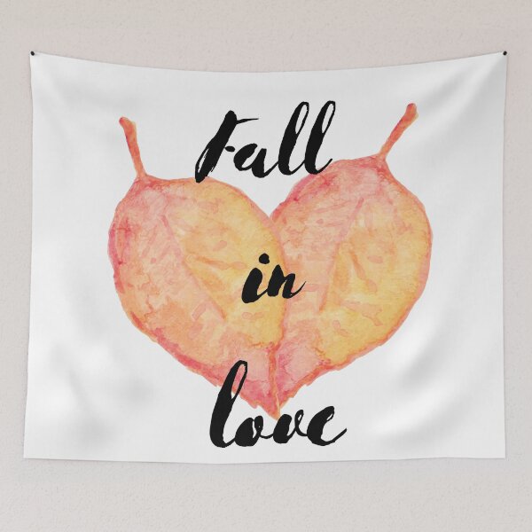 Item preview, FALL IN LOVE AUTUMN LEAVES designed and sold by Aurinkuu.