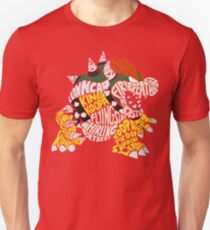 Camiseta unisex Tipografía Bowser