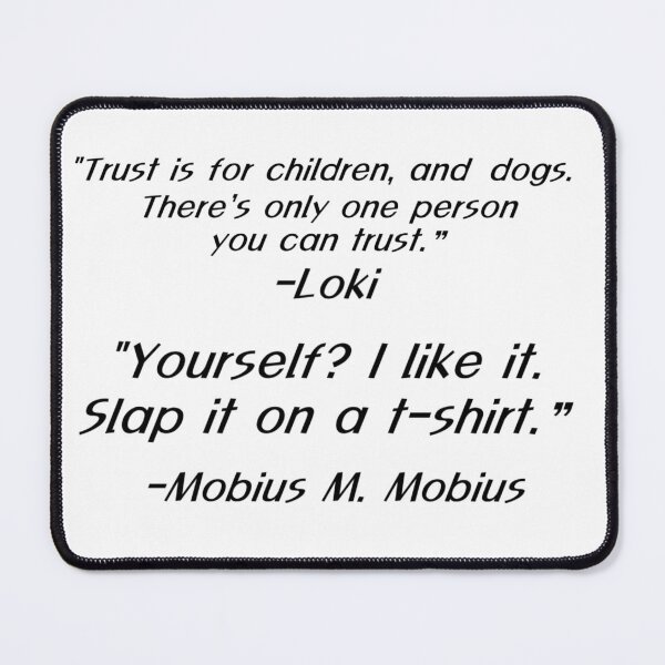 Item preview, Trust is for children and dogs: Loki designed and sold by Salamandys.