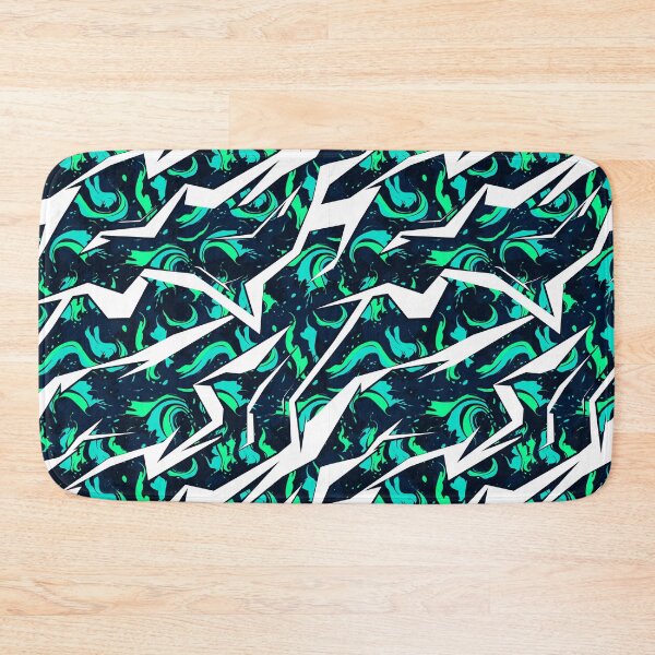 Item preview, abstract white and green design designed and sold by AbstractEra.