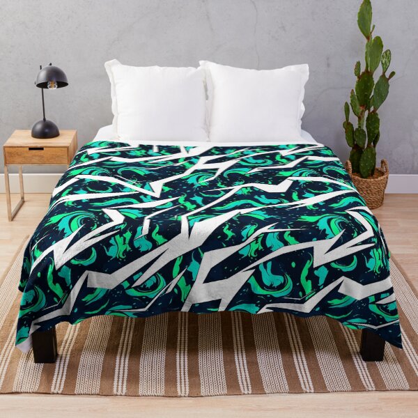 Item preview, abstract white and green design designed and sold by AbstractEra.