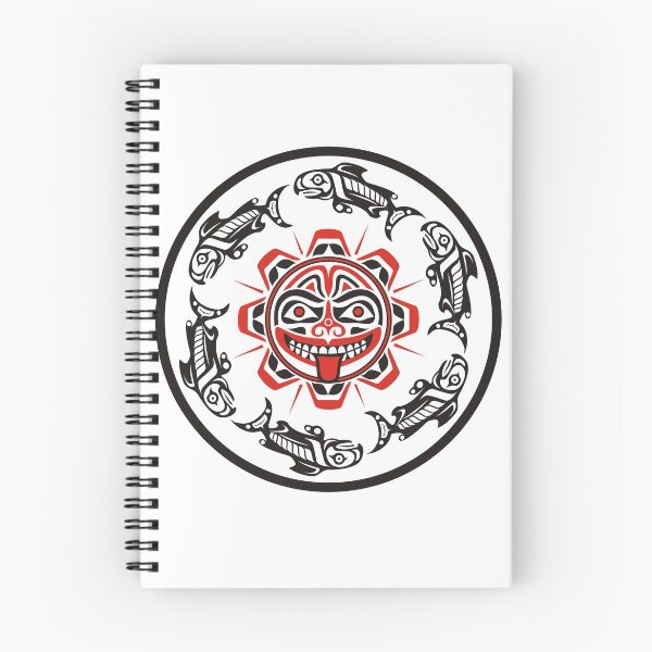 Item preview, Haida Salmon Sun designed and sold by colorfulbundles.