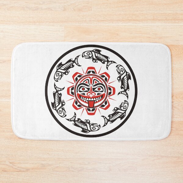 Item preview, Haida Salmon Sun designed and sold by colorfulbundles.