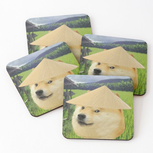 Item preview, Asian Rice Farmer Doge designed and sold by Shop4Gamers.