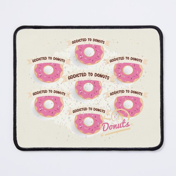Item preview, Addicted To Donuts !! - Addiction To Donut! - Donut Pattern designed and sold by SoffyLee586.