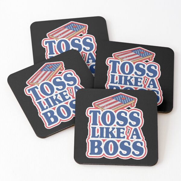 Item preview, American Flag Cornhole Vintage Corn Hole Toss Like A Boss designed and sold by Stronzi.