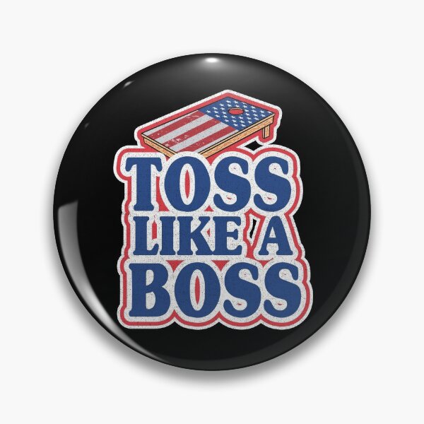 Item preview, American Flag Cornhole Vintage Corn Hole Toss Like A Boss designed and sold by Stronzi.